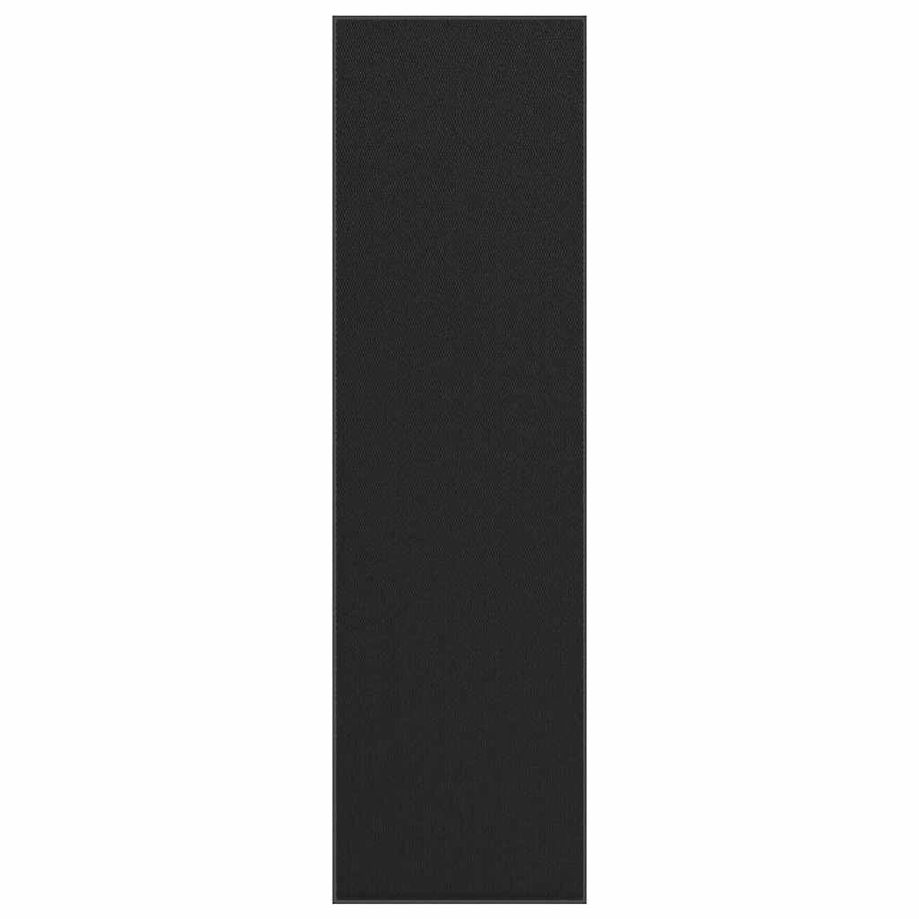 Zerbino antiscivolo nero resistente per uso interno ed esterno 115 x 400 cm in PP nero 02_0058113