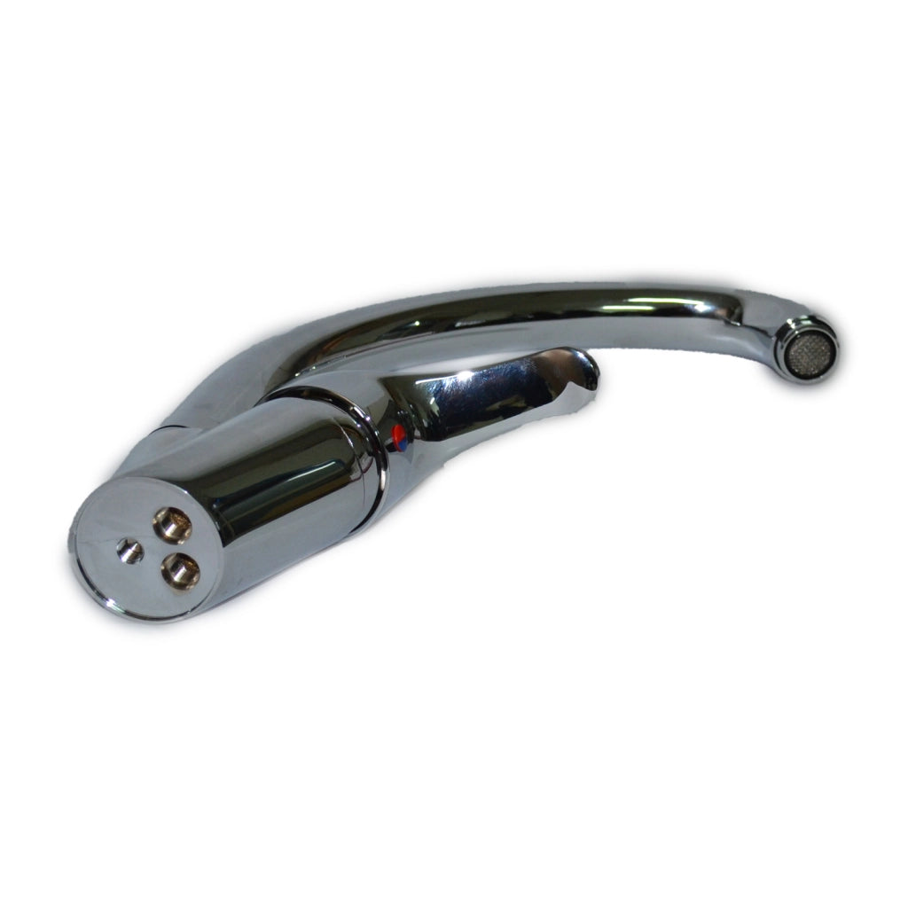 RUBINETTO LAVELLO CUCINA MONOCOMANDO CANNA CIGNO ASTRO2