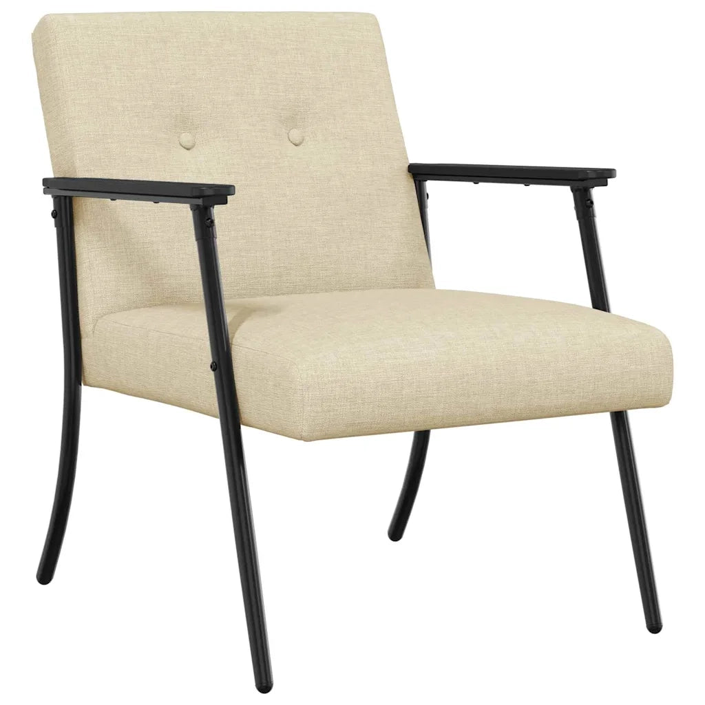 Poltrona | Sedia Relax Crema Tessuto