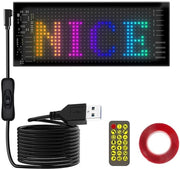 Pannello di Controllo Flessibile - Decorazione Auto - Strumento di Informazione - Multifunzionale - Installazione Facile - Decorazione Auto