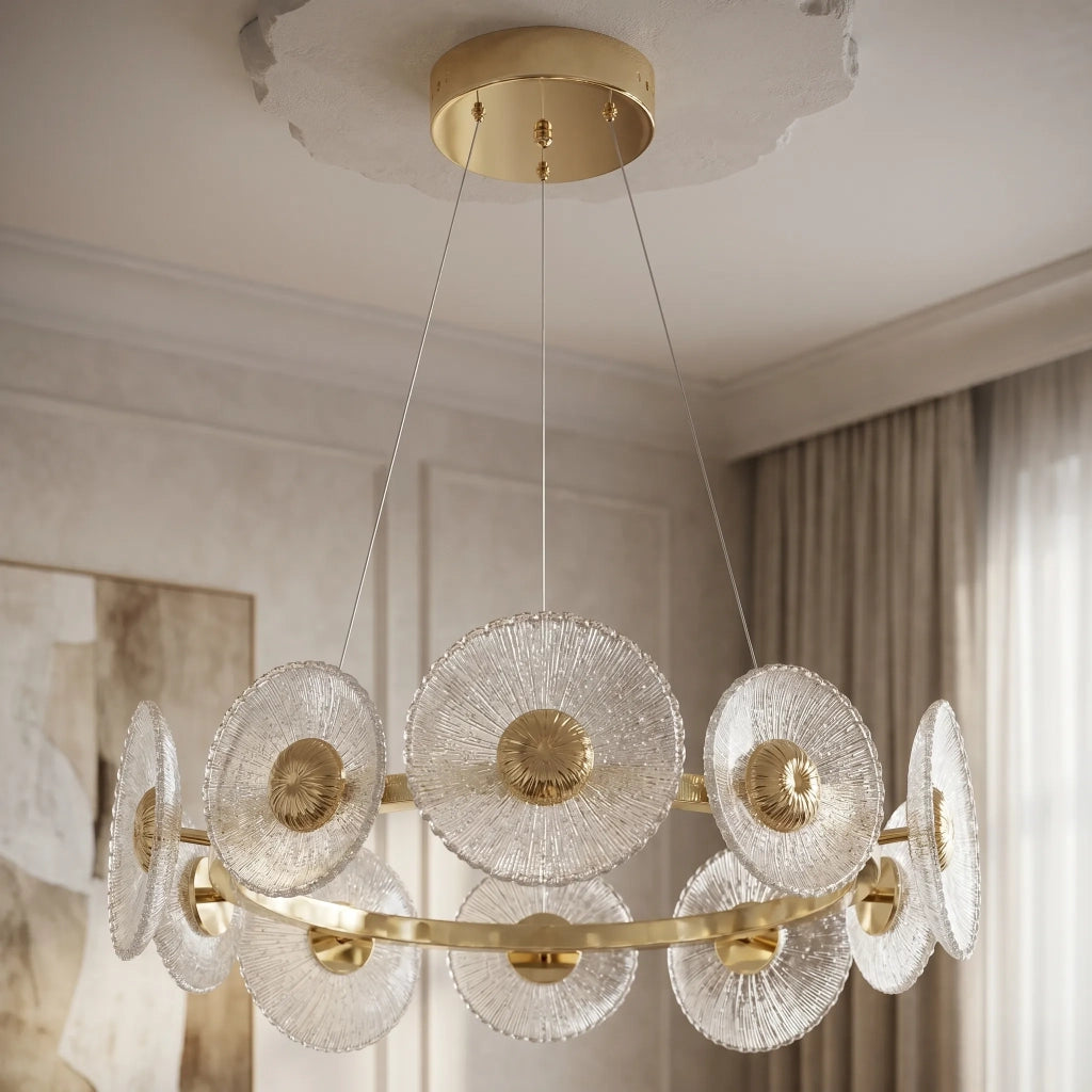 Lampada A Sospensione Da Soffitto Swe071-cp 60cm Gold