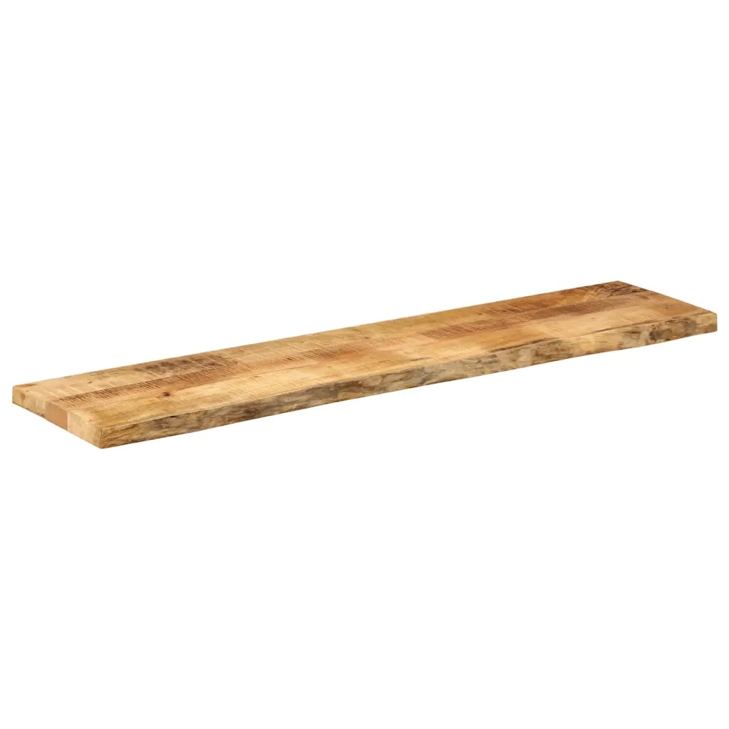 vidaXL Piano Tavolo 180x30x3,8 cm Bordi Vivi Legno di Mango Grezzo
