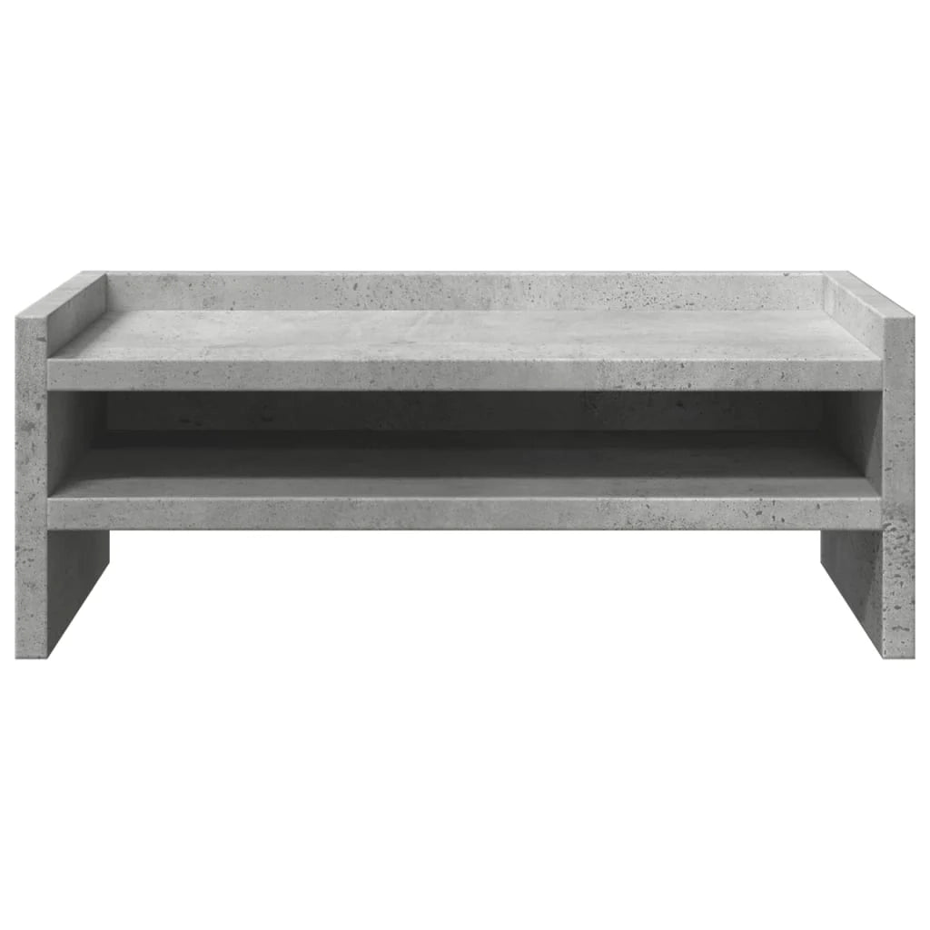 Supporto per monitor mobile da scrivania 42 x 24 x 16 cm legno ingegnerizzato grigio 02_0044866