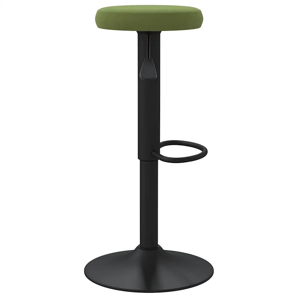vidaXL Sgabelli da Bar 2 pz Verde Chiaro in Velluto