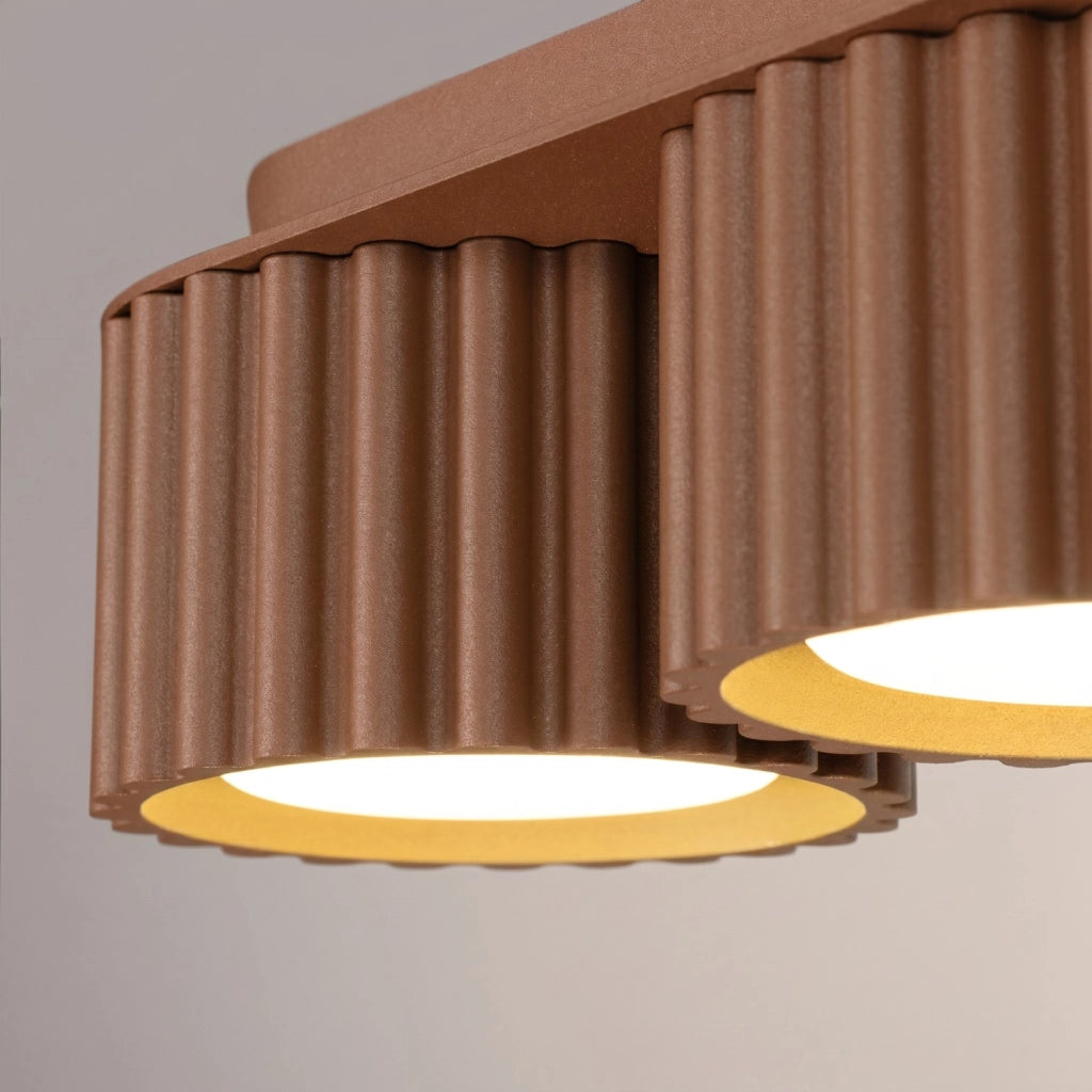 Plafoniera AURA 3 moka Gx53