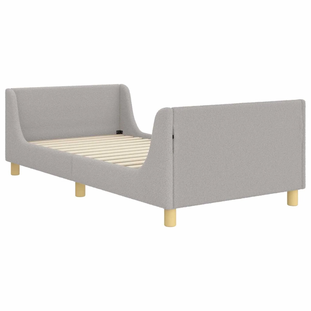 Struttura letto bambini con testata Grigio chiaro 90 x 200 cm 42010886