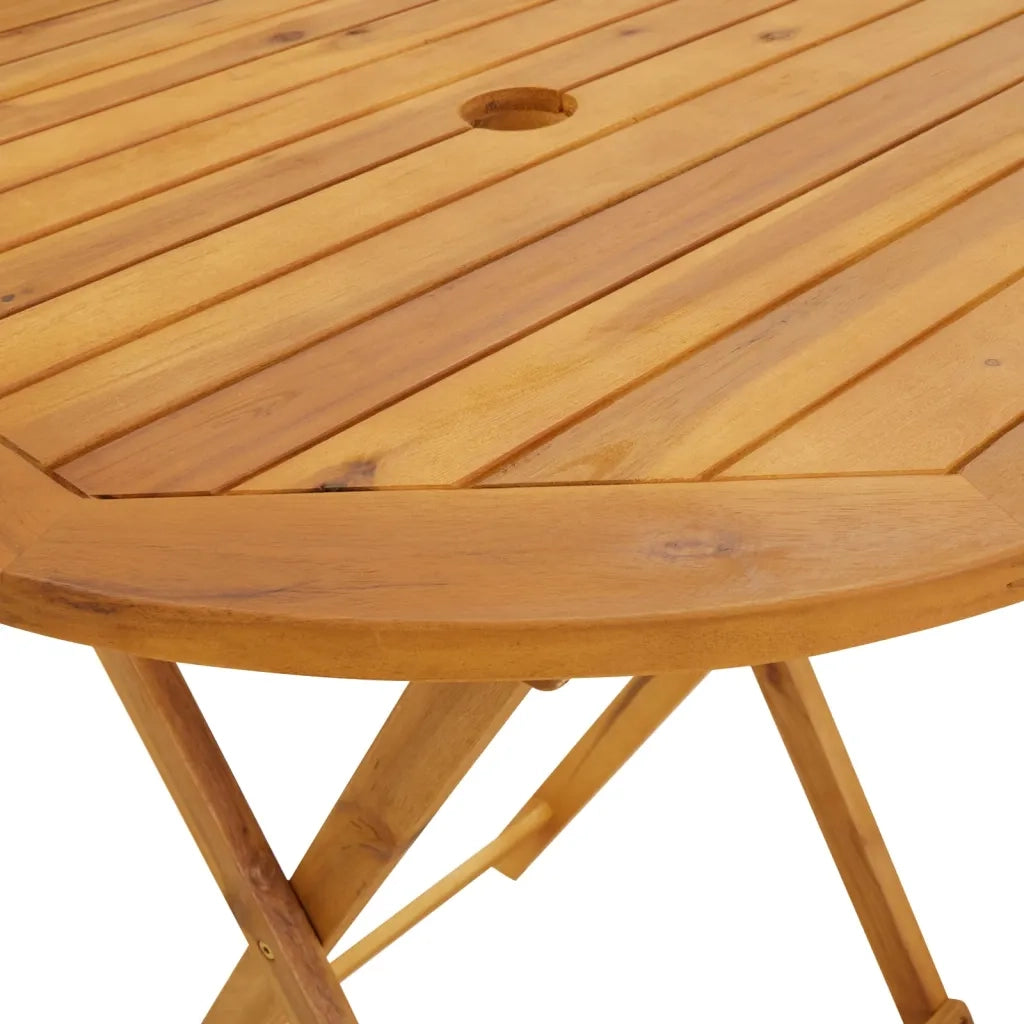 Set da Bistrot 3pz Grigio in Polipropilene e Legno Massello 3281854