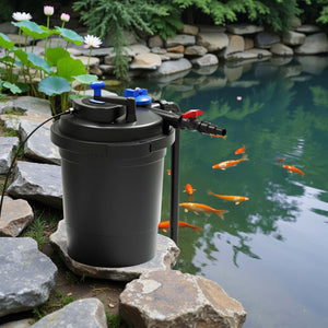 Set per laghetti Filtro CPF-10000 12000l 11W UVC Pompa NEO3800 Tubo