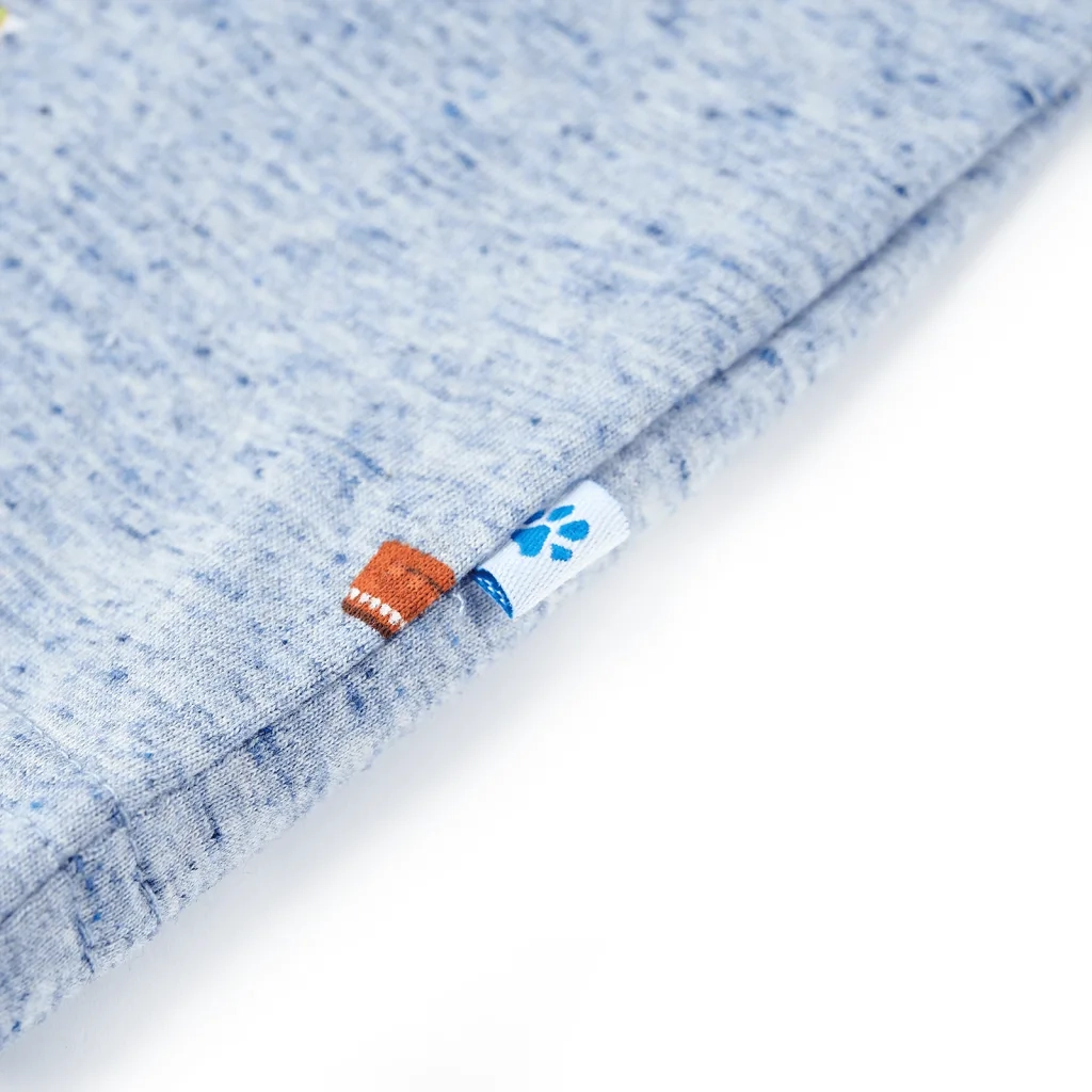 Maglietta da Bambino Blu MÃ©lange 128