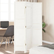 Divisorio Ambienti | Divider per stanze | Paravento 3Pannelli Bianco Legno Massello di Paulownia