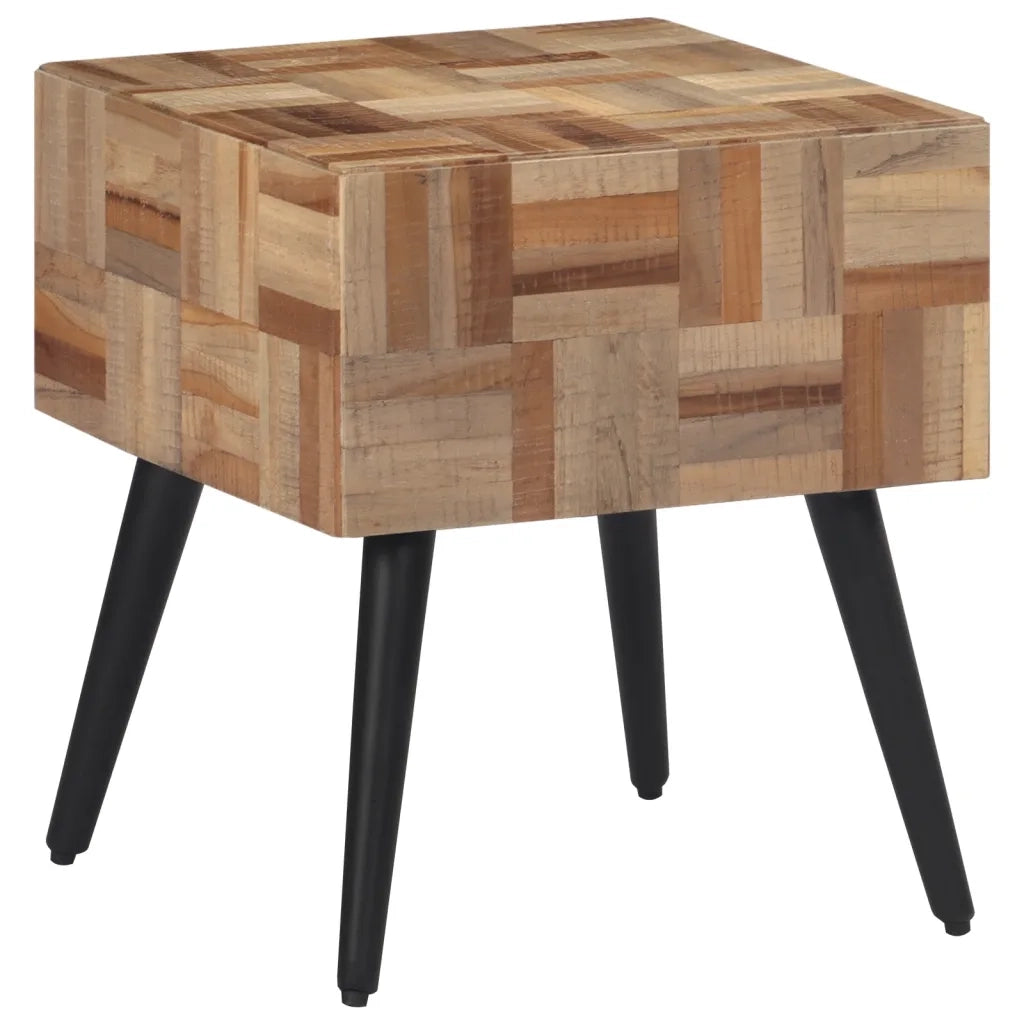 Tavolino | Tavolo laterale 40x40x45 cm Teak Massello di Recupero