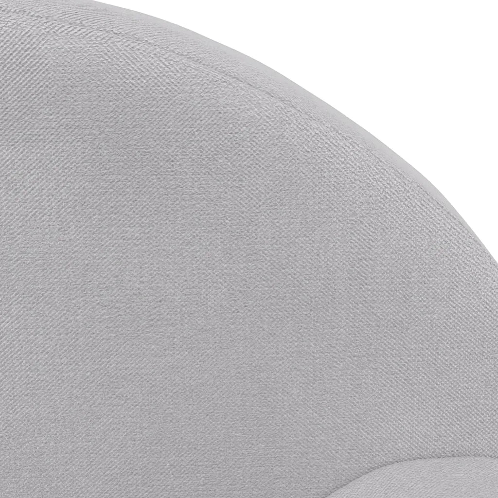 Divano per Bambini a 2 Posti-Sofa-Divanetto Grigio Chiaro in Morbido Peluche 518498