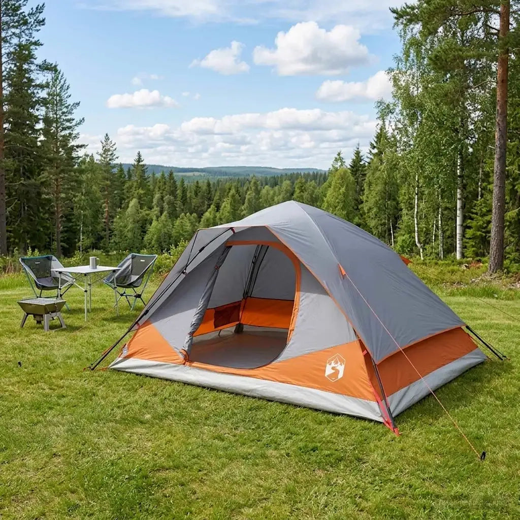 Tenda Istantanea Grigio e arancione 305 x 215 x 140 cm 42028691