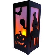 Trade Shop - Lampada Da Tavolo Lanterna Luce Candela Led Da Esterno Decorazioni Per Halloween -