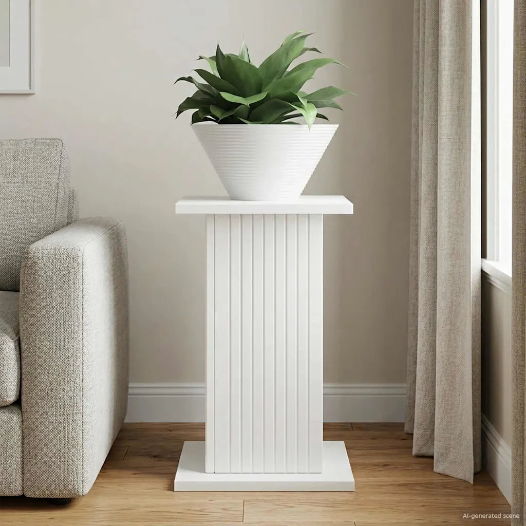 Supporto per piante Bianco Lucido 30,5 x 30 x 43 cm