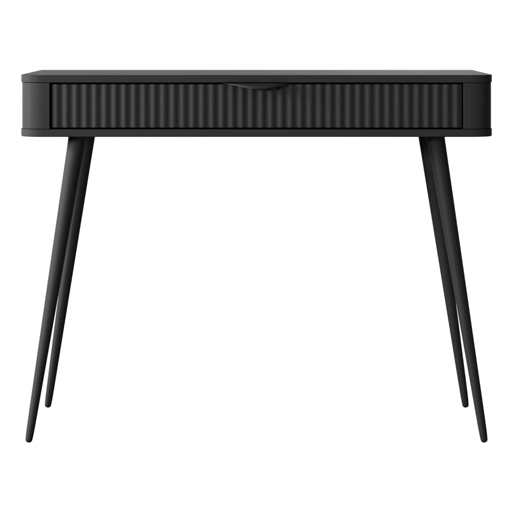 Mobile da Trucco Katerara, Toeletta un Cassetto, 100x38x78h cm Nero