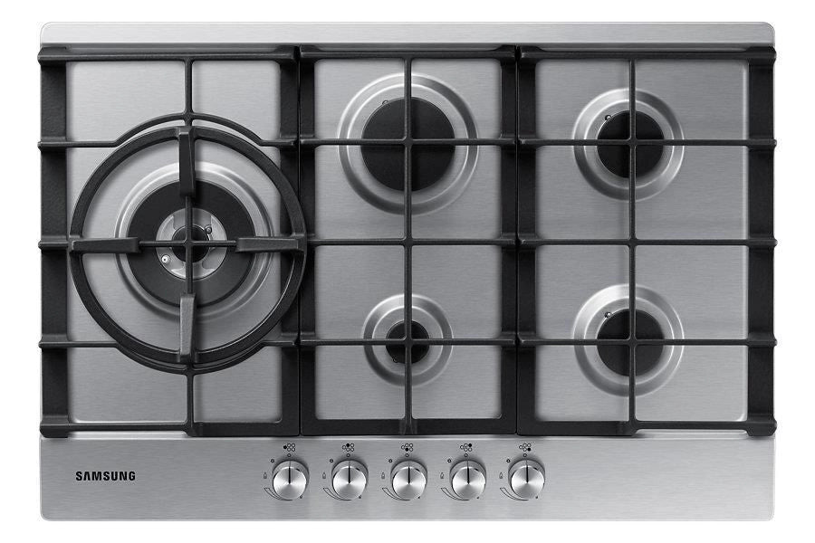 Samsung NA75J3030AS piano cottura Acciaio inox Da incasso Gas 5 Fornello(i)