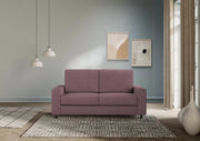 Divano sakar 2 posti (due sedute da 60cm) misure esterne l.148cm | prugna - Mobili 2G
