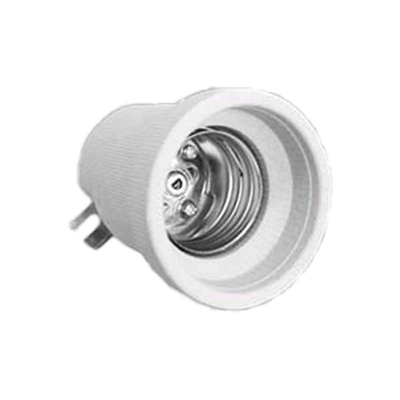 2 Pezzi Portalampade E40 Ceramica Porcellana con Viti per Fili e Gancio in Ferro 1500W