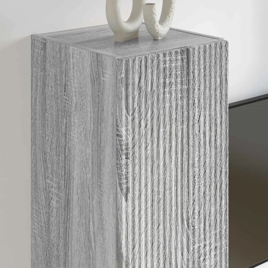 Mobile TV da parete Grigio Sonoma 30 x 31 x 100 cm