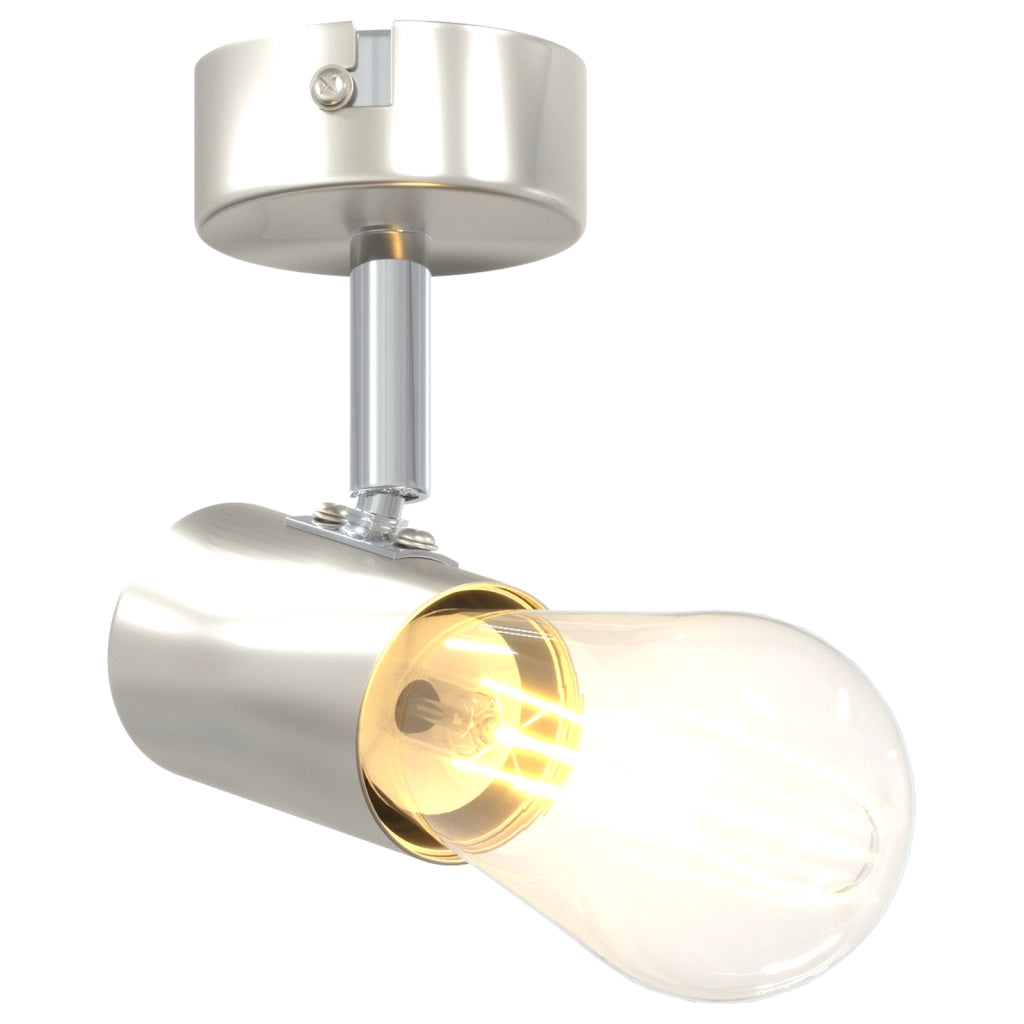Faretti da soffitto 1 Via Regolabile Nichel E27