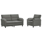 Set di divani 2 pcs Grigio Scuro Velluto 3430435