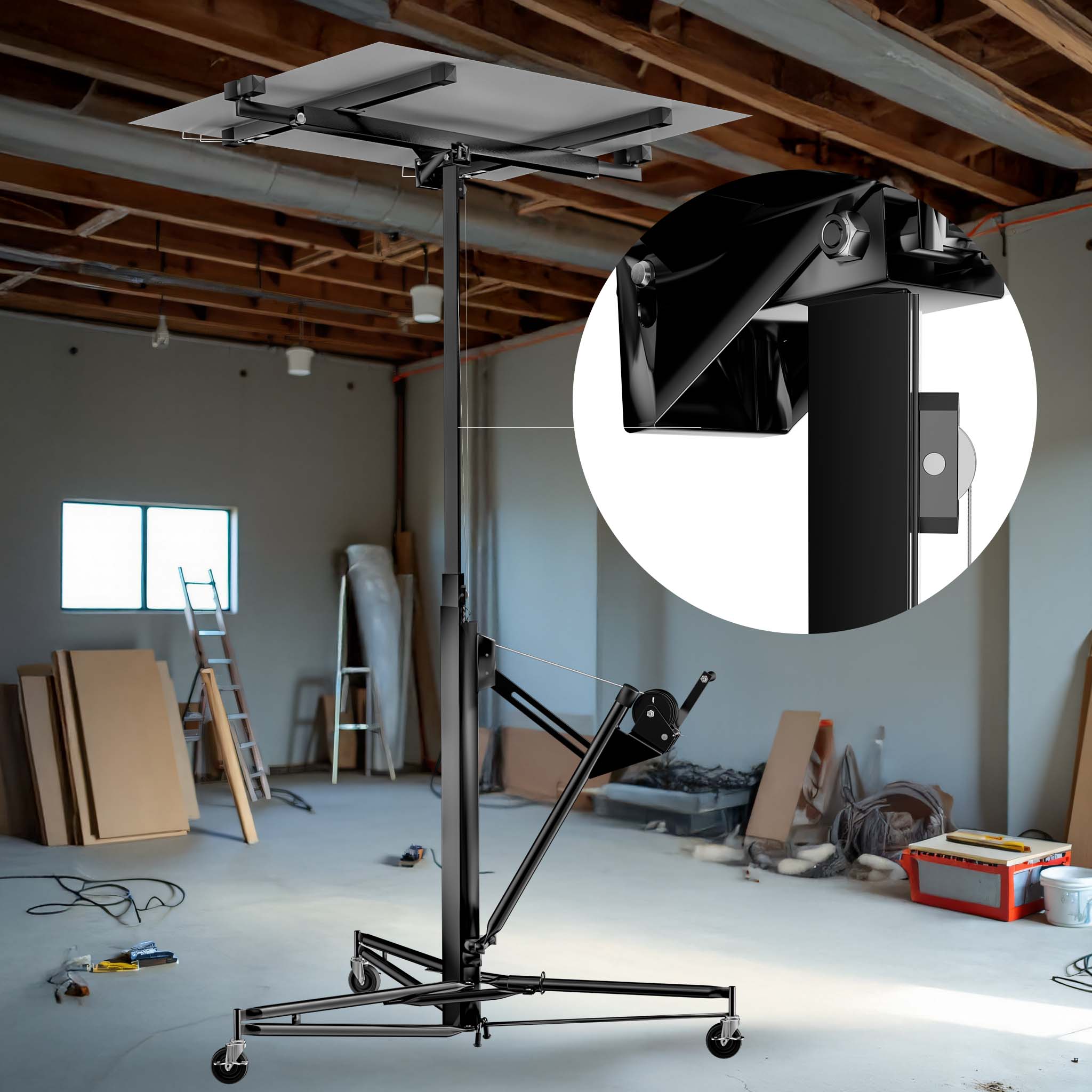 Estensione 140 cm per solleva pannelli XL Per pannelli in cartongesso Alzalastre