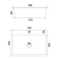 Lavello In Acciaio Liam Brush Copper senza rubinetto da cucina