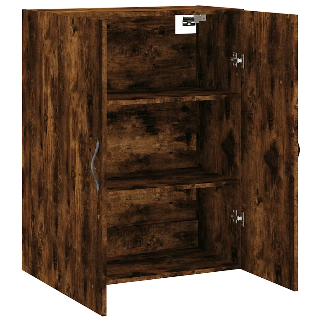 Mobile a Parete Rovere Fumo 69,5x34x90 cm in Legno Multistrato 834983