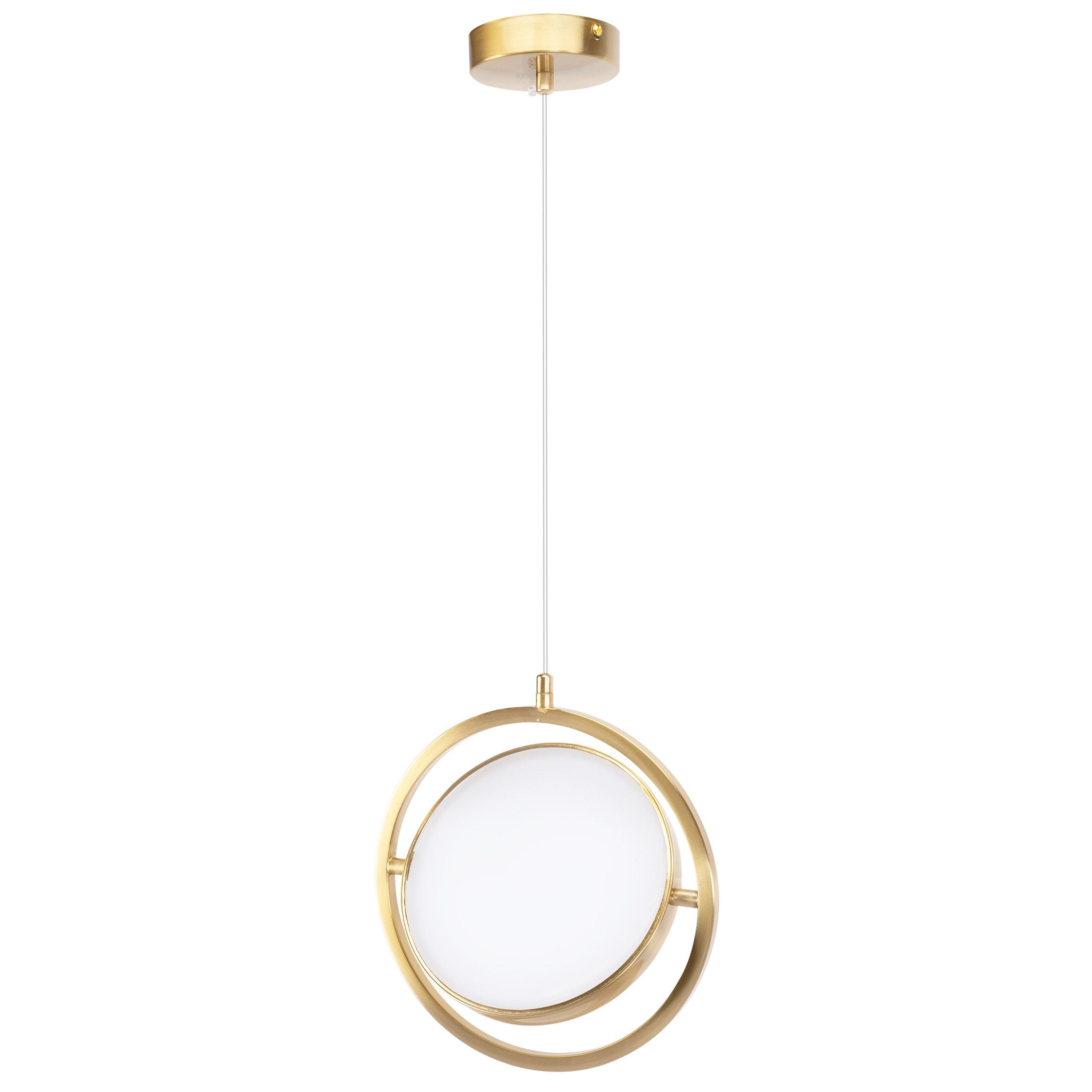 Lampada A Sospensione Led App1791-cp Gold Brush