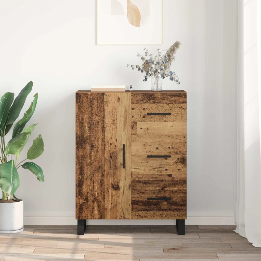 Credenza | Madia | Buffet da pranzo | Armadio da pranzo con cassetto Legno vecchio 69,5 x 34 x 90 cm