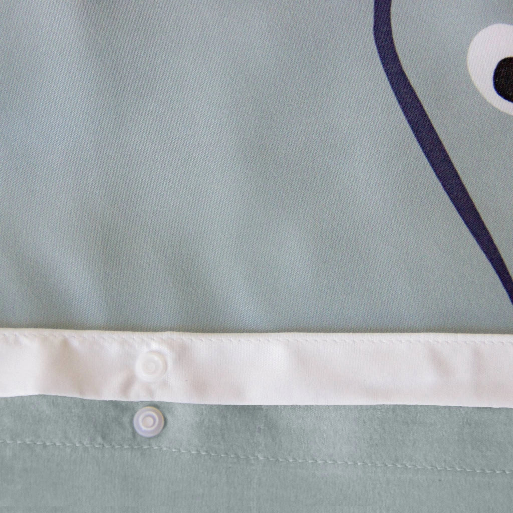 Set biancheria da letto in microfibra reversibile con stampa di