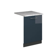 Vicco Pannello frontale della lavastoviglie Blu scuro lucido 60 cm , PL Marmo