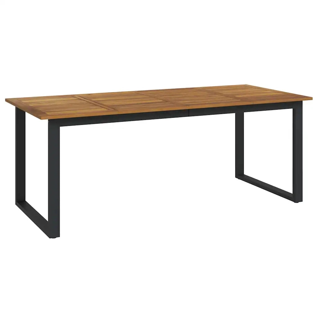 Set da Pranzo per Giardino 7 pcs Grigio