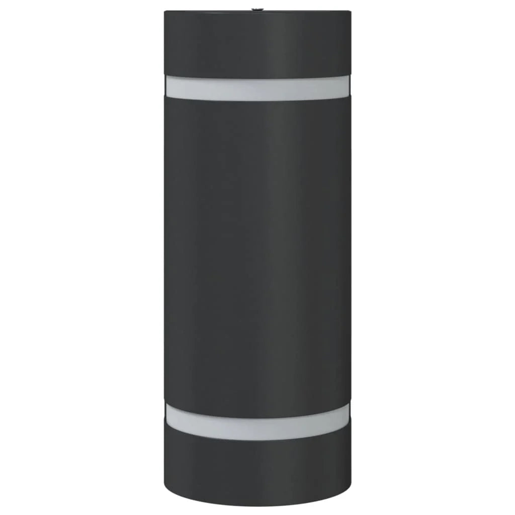 Applique da esterno dal design moderno 8 x 10 x 24 cm resistente alle intemperie alluminio nero 02_0056631