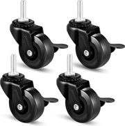 Ruote per Mobili - Ruote per Trolley - Ruote in Gomma per Carichi Elevati - 40kg