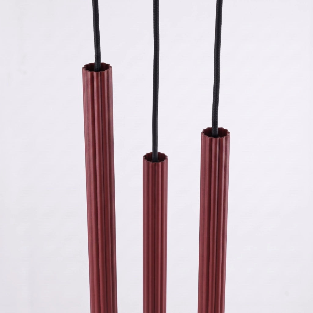Lampada a sospensione ARCHE 3P bordeaux