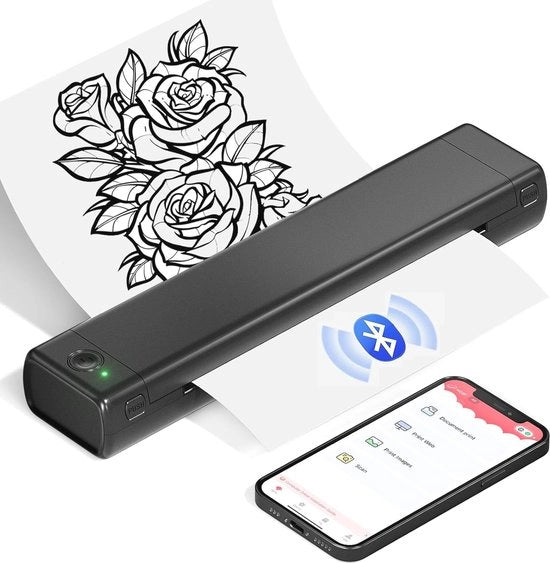 Stampante termica portatile A4 con Bluetooth per uso mobile