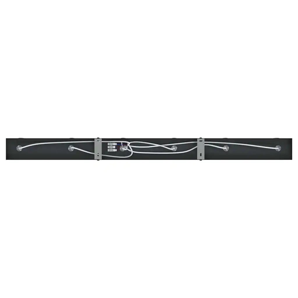 Faretto da soffitto Nero 73 x 6 x 16 cm Metallo 4108203