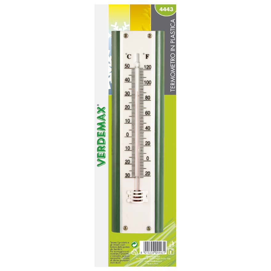 TERMOMETRO PLASTICA MM.220X58