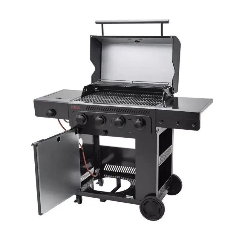 Barbecue a gas Char-Broil Essential 4 G con 4 bruciatori. griglie in ghisa