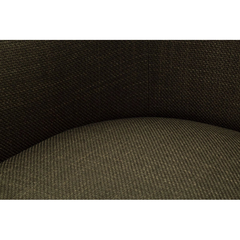 Poltrona Girevole Siena Verde cm 83,5x66x80 (seduta Altezza cm 42)