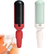 Rullo per peli animali - Penna per capelli cani riutilizzabile - Facile da pulire rimuovitore di pelo di animali domestici - 2 pezzi.