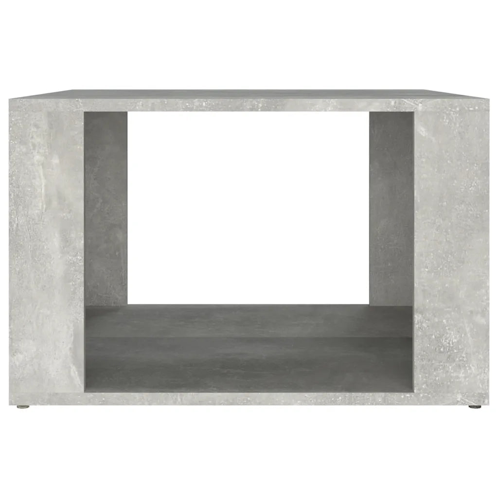 Comodino-Tavolino da notte Grigio Cemento 57x55x36 cm in Legno Multistrato