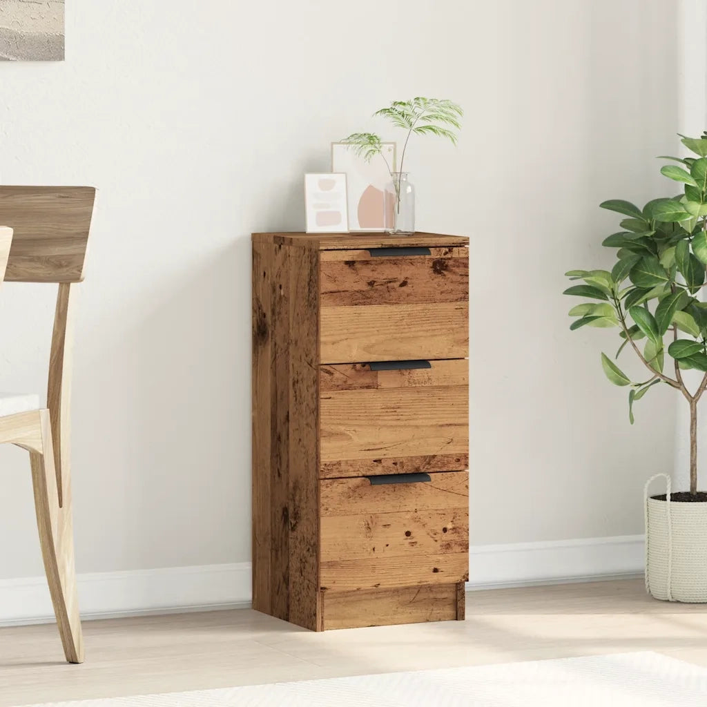 Credenza-Buffet-Armadio da cucina Legno Antico 30x30x70 cm in Legno Multistrato 386604