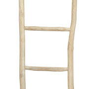 Portasciugamani con 5 Pioli in Legno di Teak 45x150 cm Naturale 244568