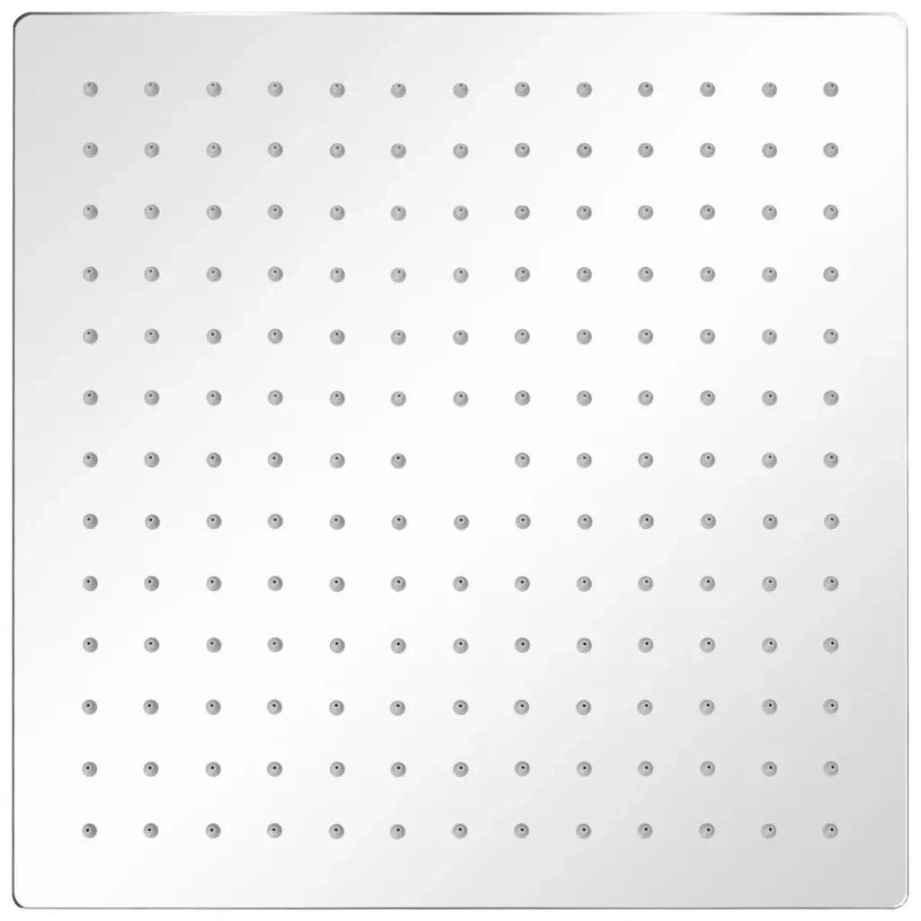 Testa Doccia a Pioggia in Acciaio Inossidabile 30x30cm Quadrata 142161