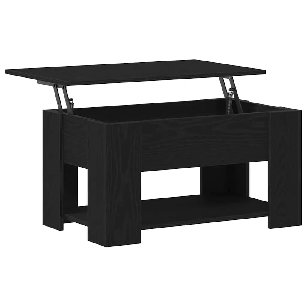 Tavolino da salotto Rovere Nero 79 x 49 x 41 cm 862765