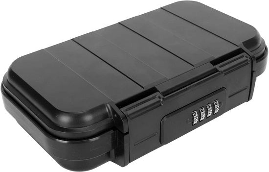 Portatile Mini Casella di Sicurezza con Chiusura a Cifre - Anti Furto - Impermeabile - Mini Portachiavi - Catenaccio Rimovibile - Ideale per Camere da Letto/Strade - Peso Leggero 703 g - Scatola di Sicurezza Portatile