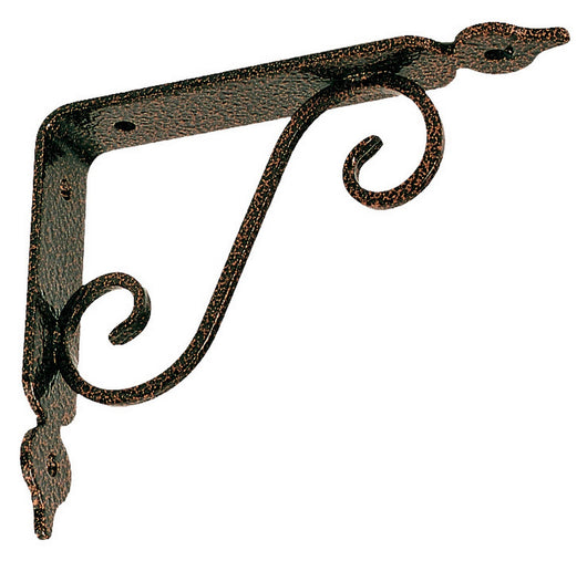 reggimensola ferro battuto 150x110 mm rame antico cod:ferx.7766